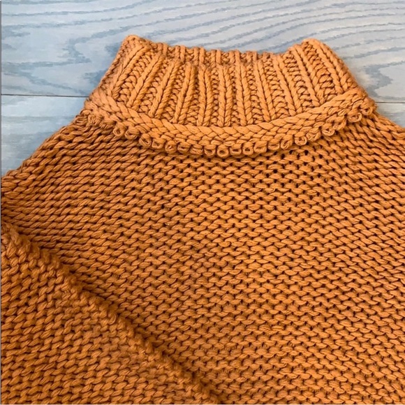 NWT Free People "My Only Sunshine" Brown Sweater - Picture 4 of 7